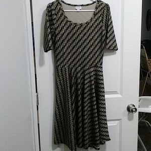 Gold and black lularoe Size Medium